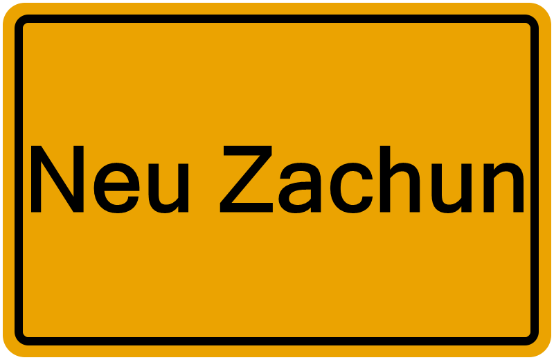 Handelsregisterauszug Neu Zachun